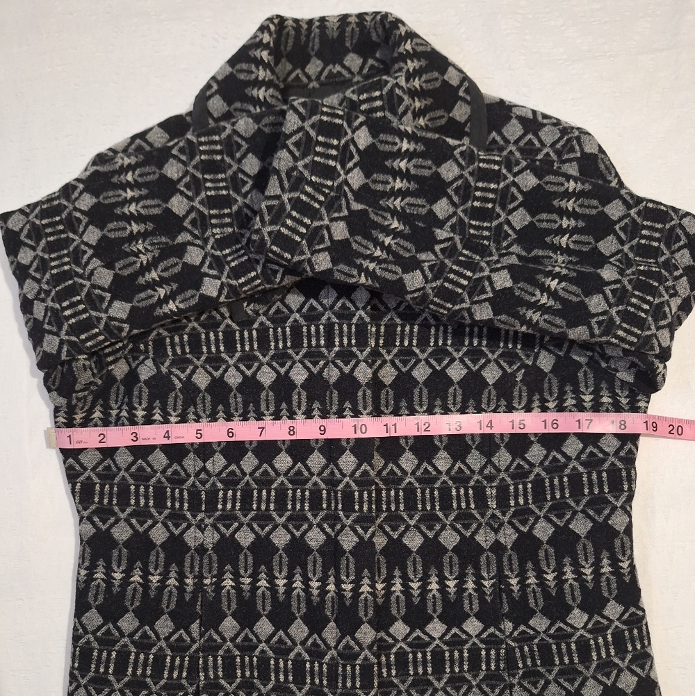 Pendleton Virgin Wool Black And Gray Patterned Bl… - image 6
